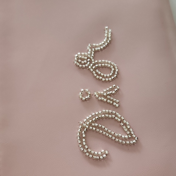 Big!!! Beaded BLUSH Pink GWP Pouch.. So Pretty! GREAT GIFT! - Picture 9 of 12